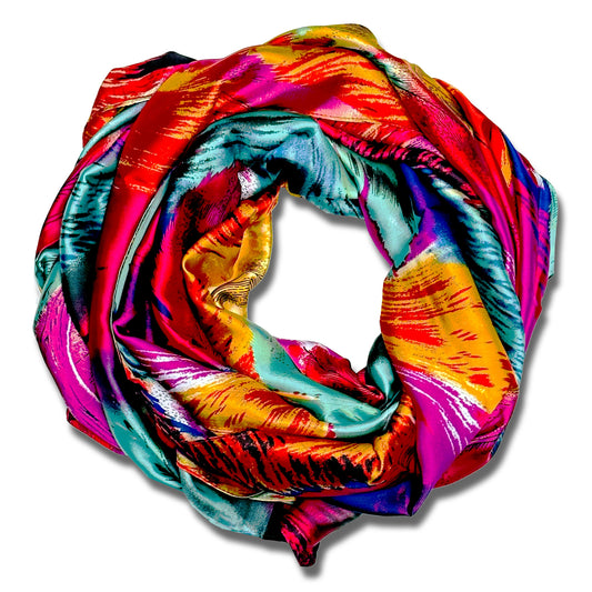 Multicolor Silk Pashmina